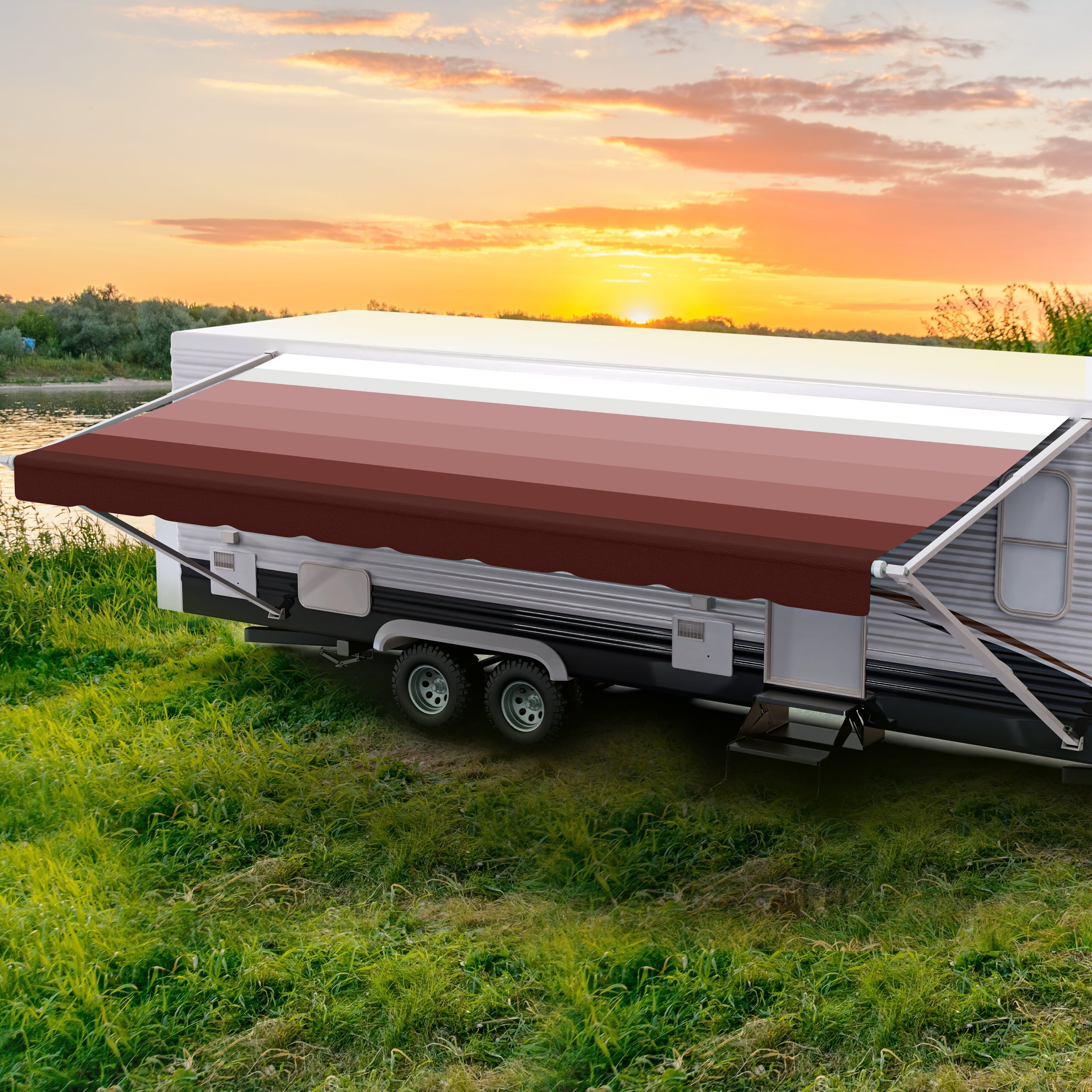 ShadePro Heavy Duty Vinyl RV Awning Fabric Replacement